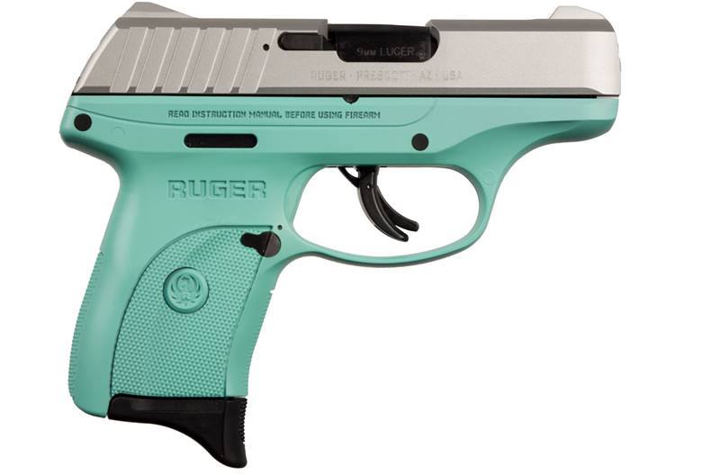 EC9S 9MM SS/TURQUOISE 7+1 FS