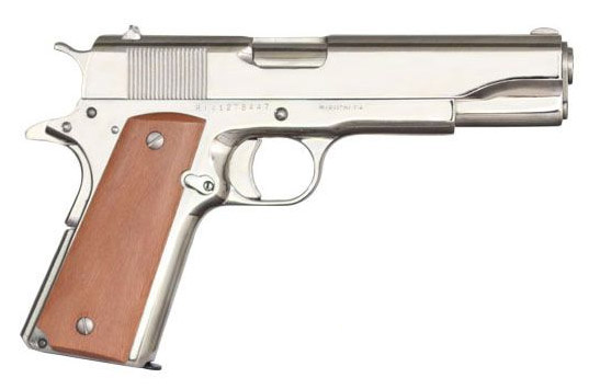 M1911-A1 GI 38SPR 5″ NICKEL