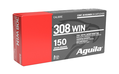 AGUILA 308WIN 150GR FMJBT 20/500