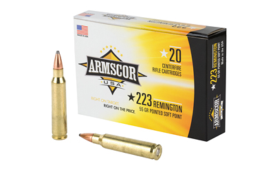 ARMSCOR 223REM 55GR PSP 20/1000