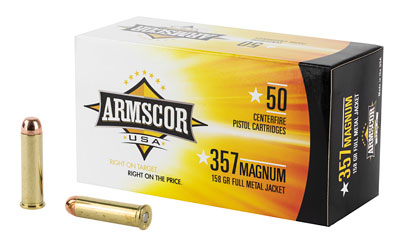 ARMSCOR 357MAG 158GR FMJ 50/1000