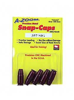 AZOOM SNAP CAPS 357SIG 5/PK