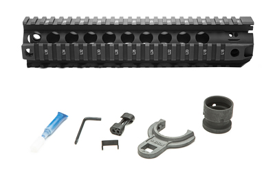 BCM GUNFTR QUAD RAIL 556 10″ BLK