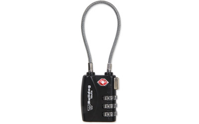 BULLDOG TSA LOCK W/STL CABLE NON-CA