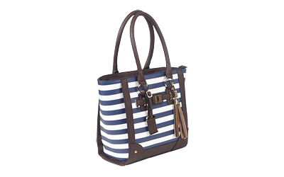 BULLDOG TOTE PURSE NAVY