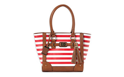 BULLDOG TOTE PURSE CHERRY