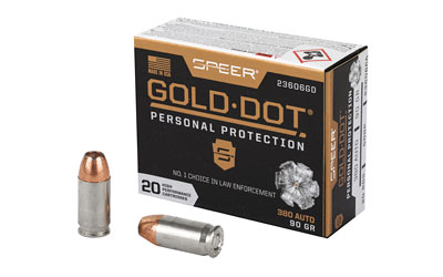 SPR GOLD DOT 380ACP 90GR HP 20/200