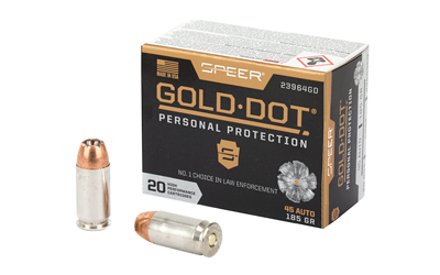 SPR GOLD DOT 45ACP 185GR HP 20/200