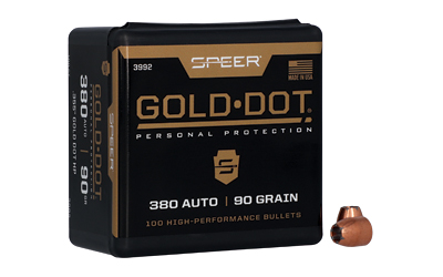 SPR GOLD DOT .355 90GR HP 100CT