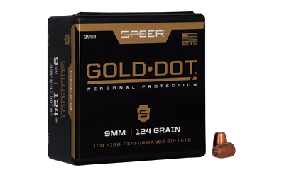 SPR GOLD DOT .355 124GR HP 100CT