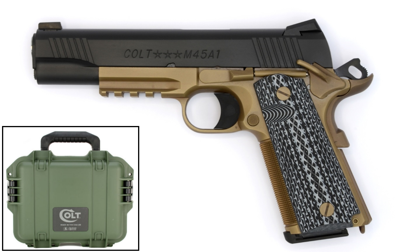 CQB GOV CUST 45ACP BLK/FDE 5″