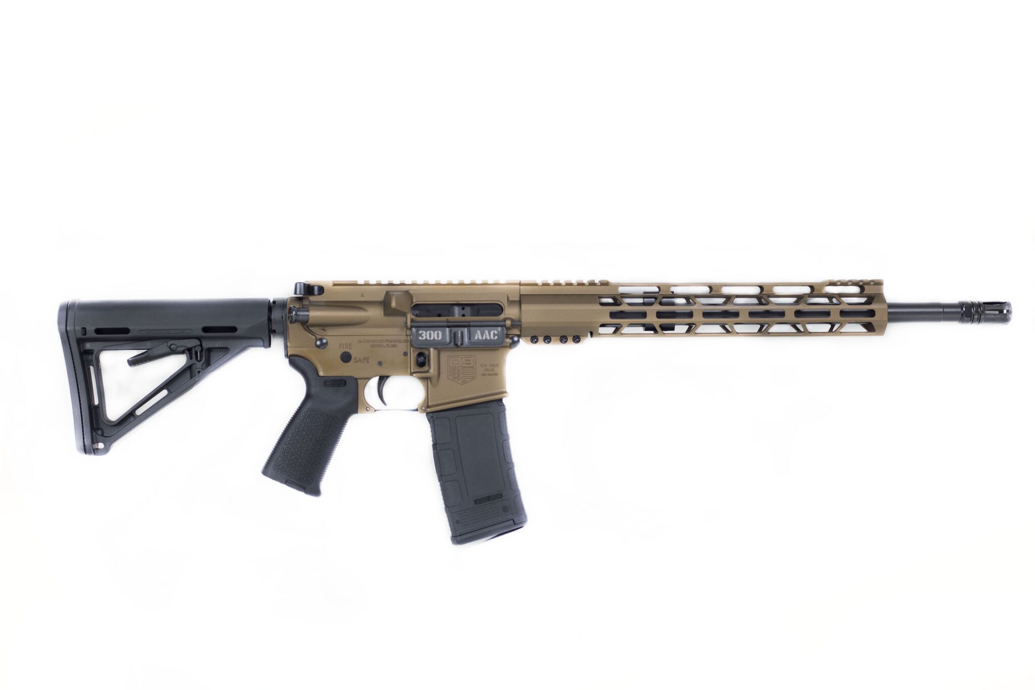 DB15 300BLK 30+1 16″ BRNZ MLOK