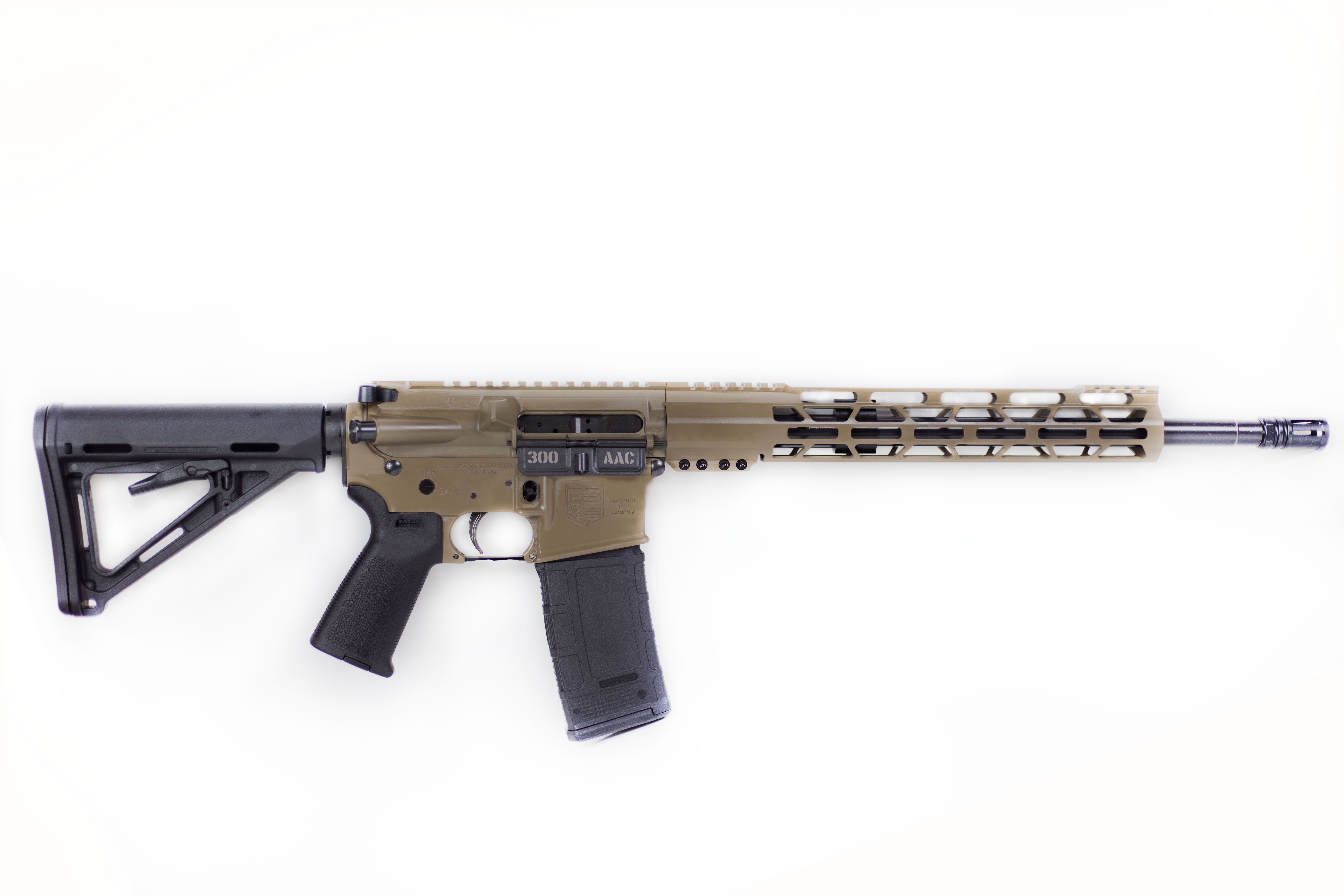 DB15 300BLK 30+1 16″ FDE MLOK