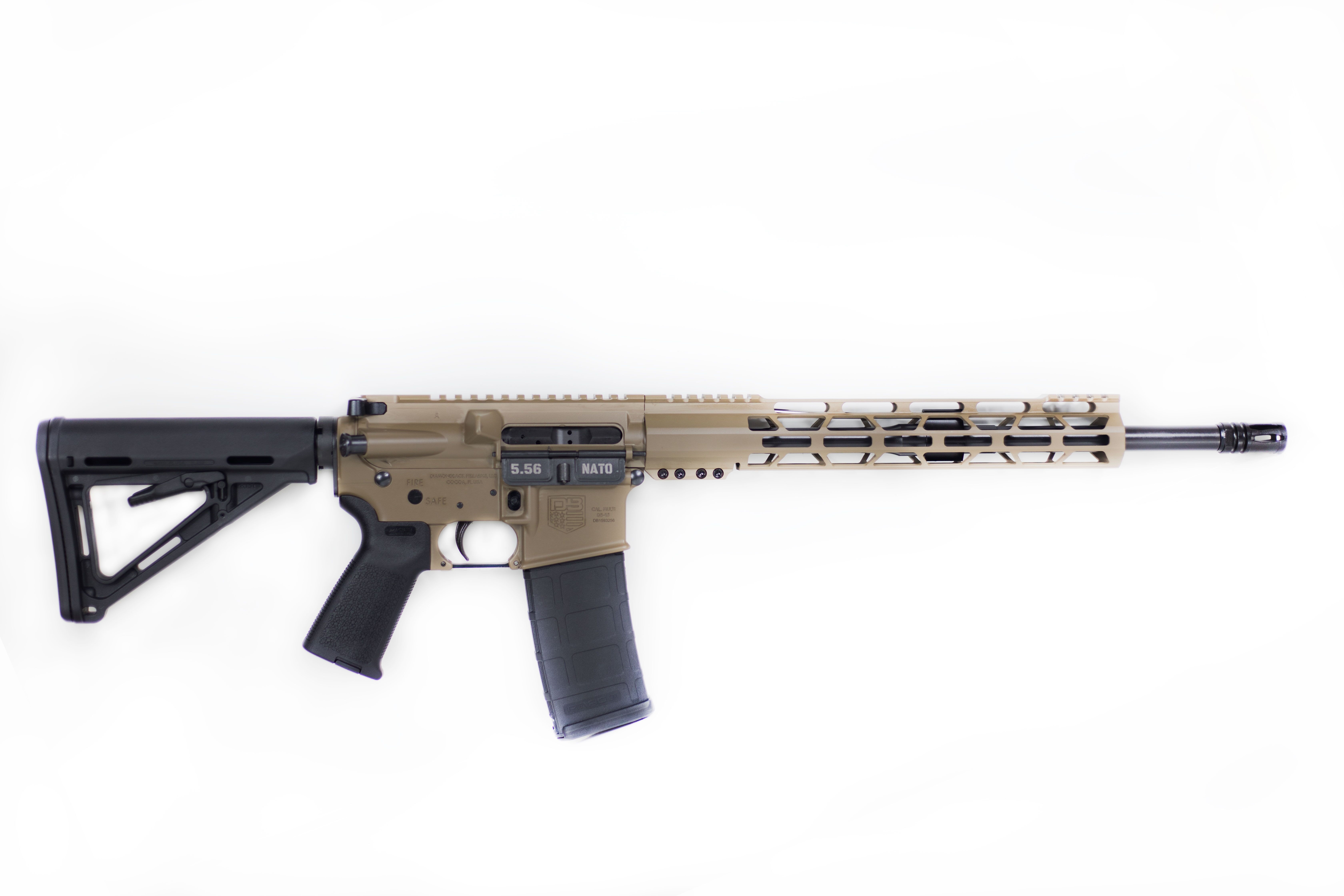 DB15 5.56 FDE 16″ M-LOK 12″