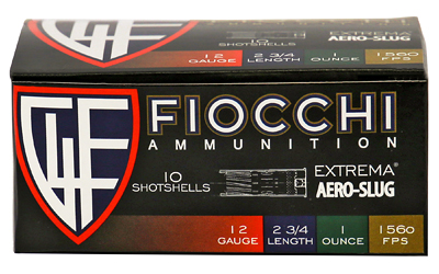 FIOCCHI 12GA AERO SLUG HV 10/250