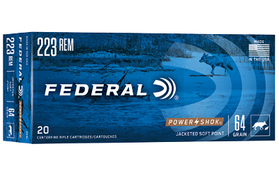 FED PWRSHK 223REM 64 GR SP 20/200