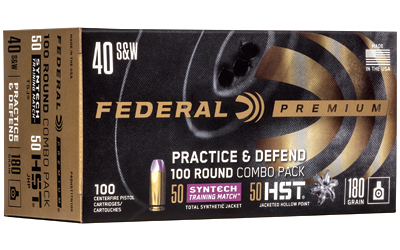 FED PRCTC & DFND 40S&W HST/SYN 180GR