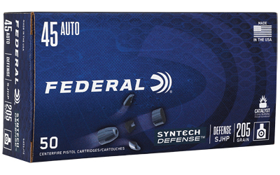 FED SYN DEF 45AUTO 205GR SJHP 50/500