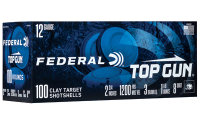 FED TOP GUN 12GA 2.75″ #8 100/200