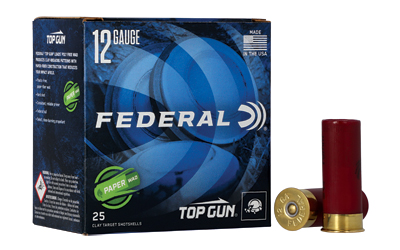 FED TOP GUN 12GA 2.75″ #8 25/250