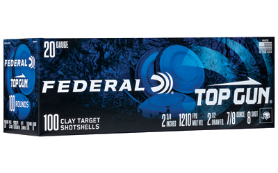 FED TOP GUN 20GA 2.75″ #8 100/200