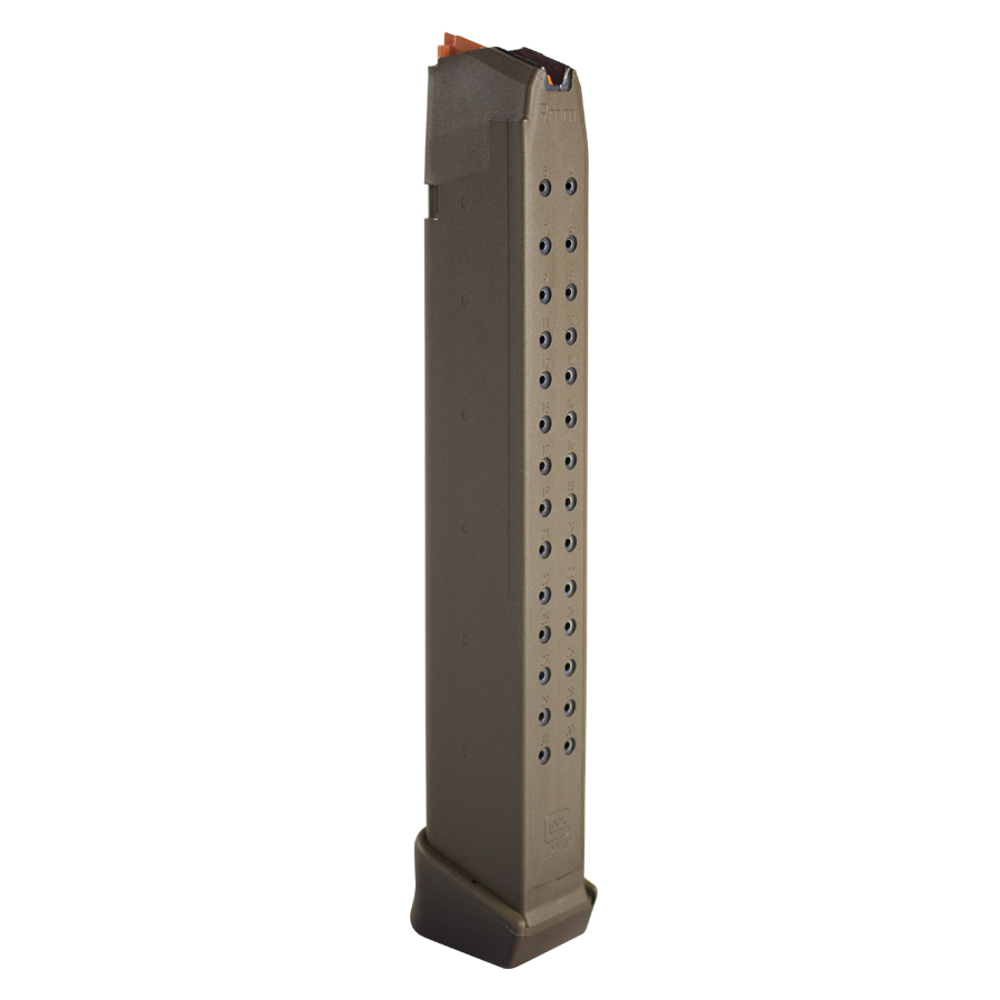 MAGAZINE GLK 9MM 33RD FDE PKG