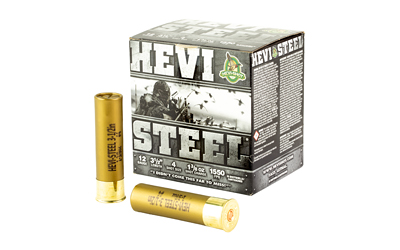 HEVI STEEL 12GA 3.5″ #4 25/250