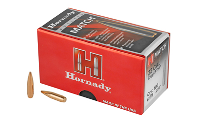 HRNDY MATCH 22CAL .224 75GR 100CT