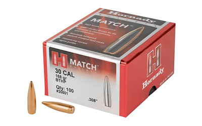 HRNDY MATCH 30CAL .308 168GR 100CT