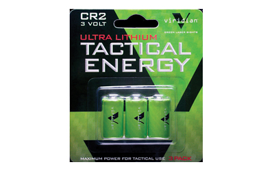 VIRIDIAN CR2 LITH BATTERY 3-PK