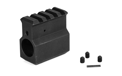 LBE .750 GAS BLOCK W/RAIL BLK