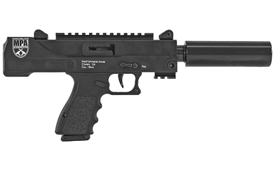 MPA PISTOL 9MM 4.5″ 17RD TB BLK W/RL