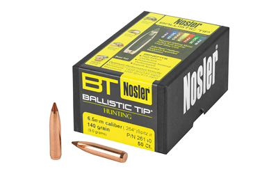 NOSLER 6.5MM 140GR 50CT