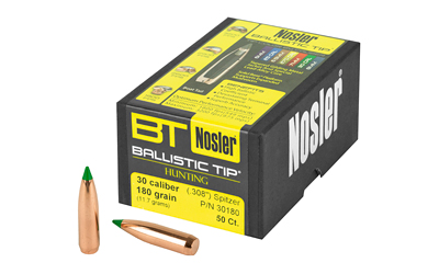 NOSLER 30 CAL 180GR 50CT