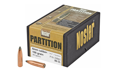 NOSLER 6MM 100GR SP PARTITION 50CT