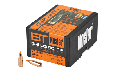 NOSLER 22 CAL 55GR 100CT