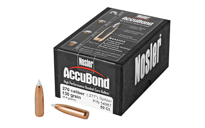 NOSLER 270 CAL 130GR ACCUBOND 50CT