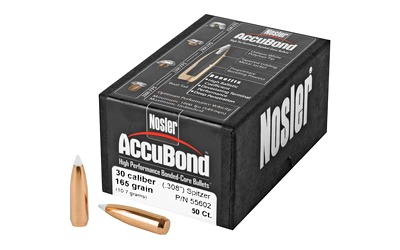 NOSLER 30 CAL 165GR ACCUBOND 50CT