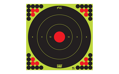 PRO-SHOT TARGET 17″ GRN BULLSEYE 5PK