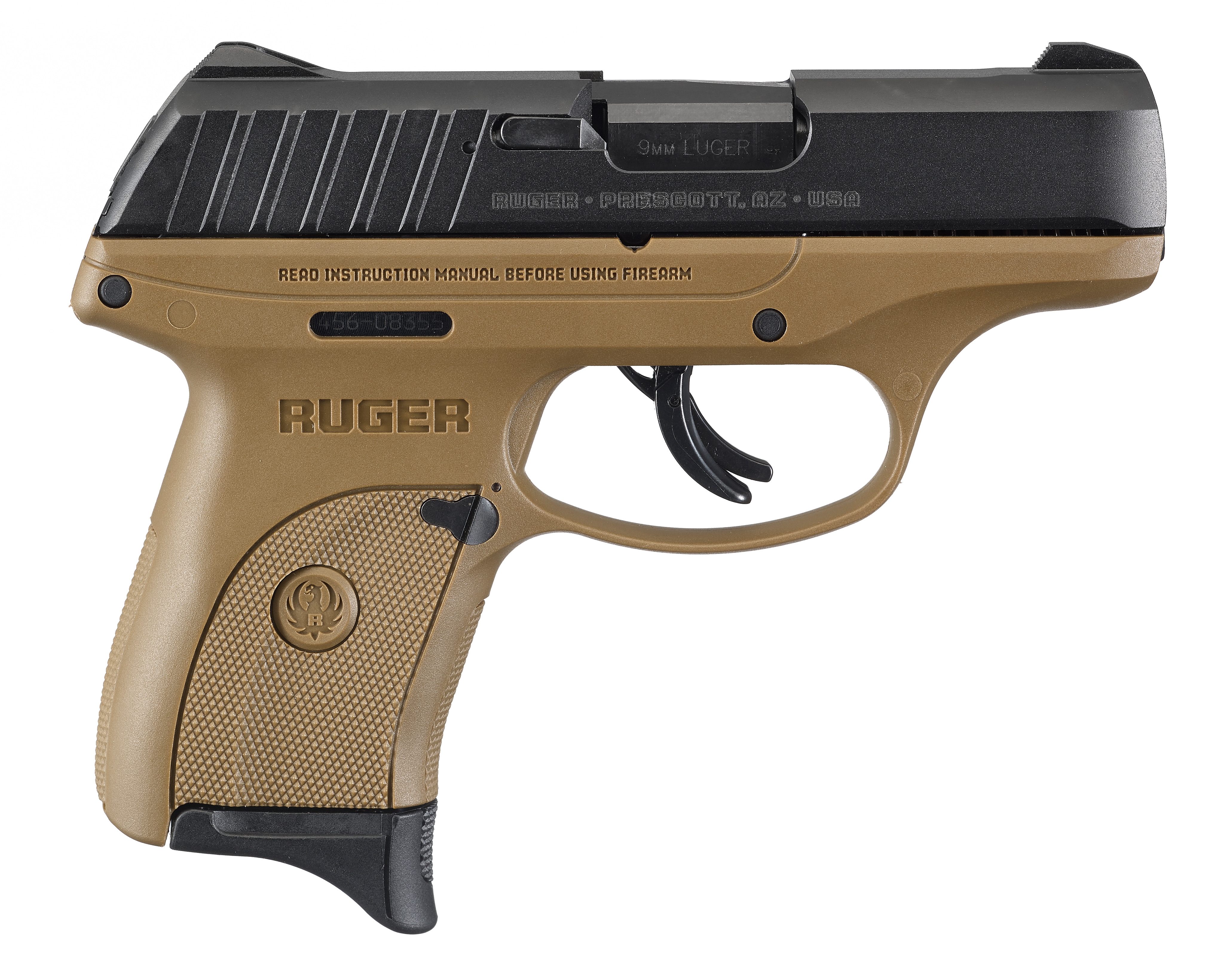 EC9S 9MM BLK/FDE 7+1 FS SAFETY