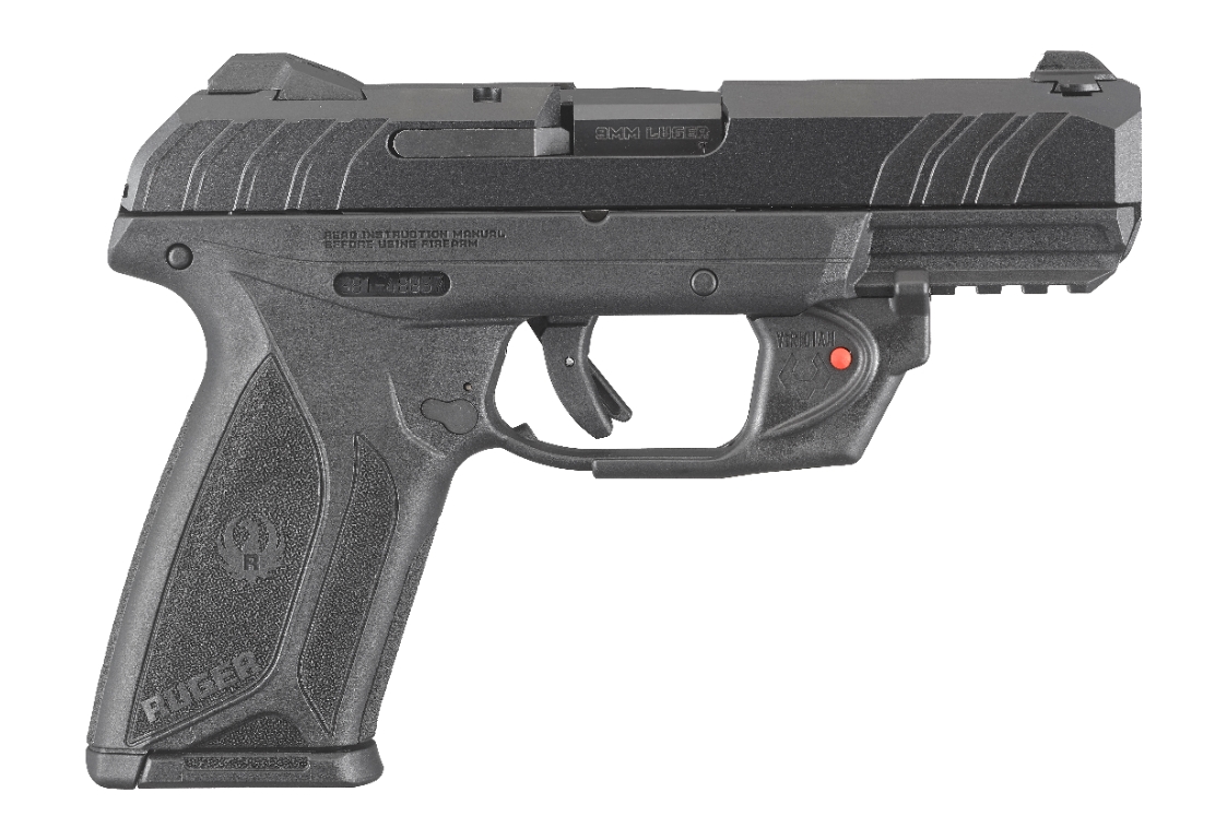 SECURITY9 9MM BK 4″ 15+1 LASER