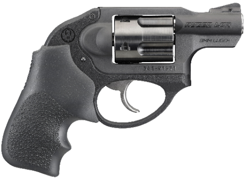 LCR 9MM BLK/HOGUE GRIP 5RD DAO