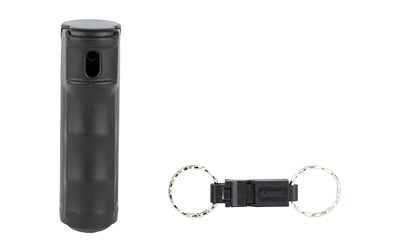 SABRE SPRAY KEY RING/WHISTLE .54 BLK