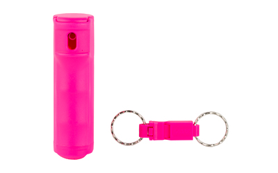 SABRE SPRAY KEY RING/WHISTLE .54 PNK