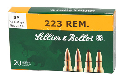 S&B 223REM 55GR SP 20/1000