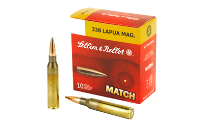 S&B 338LAPUA 250GR SIERRA HPBT 10/BX