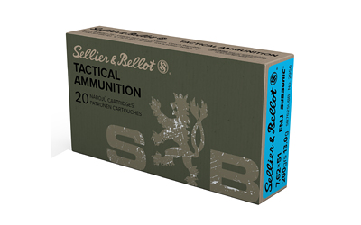 S&B 762X51 SUBSONIC 200GR FMJ 20/500