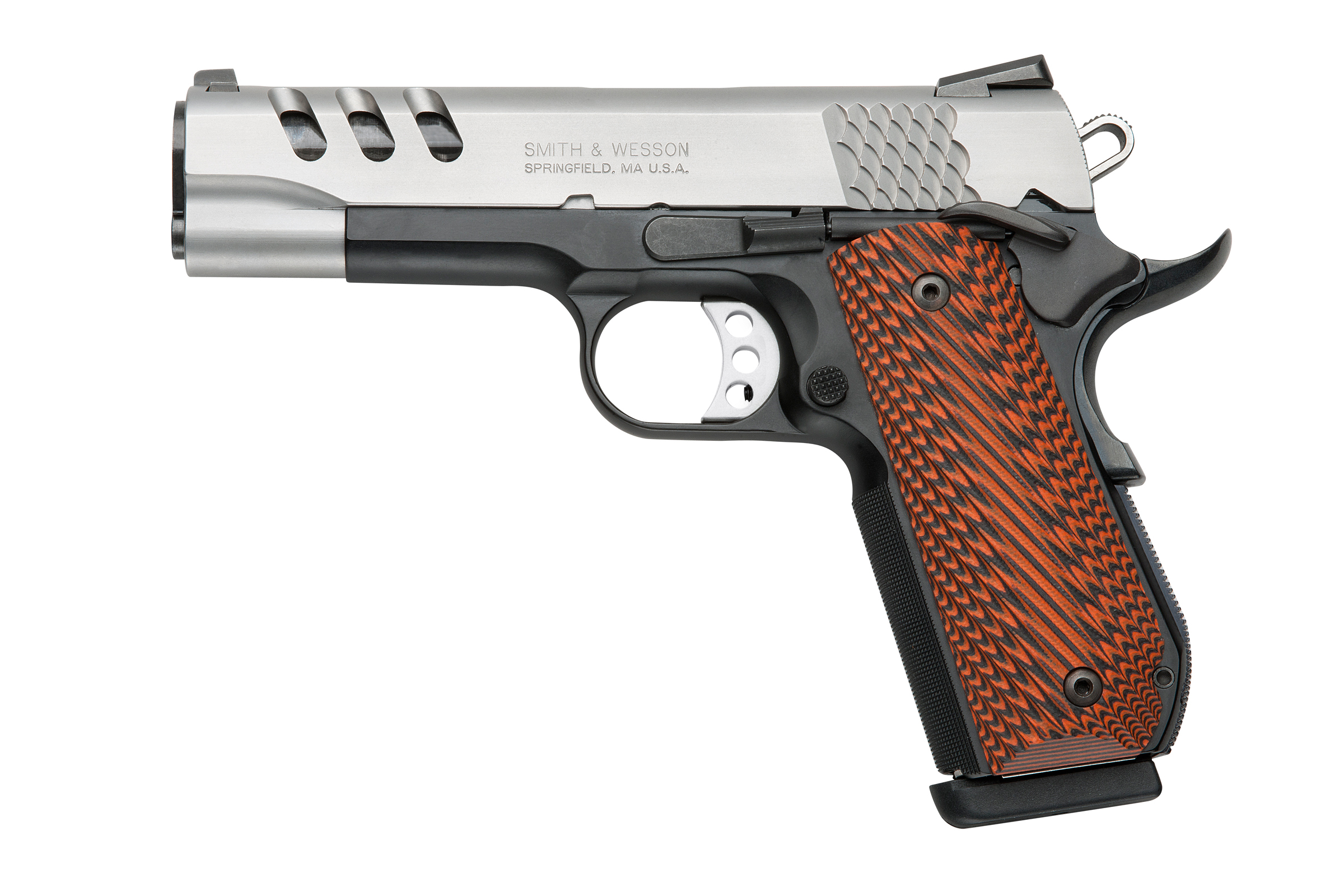 SW1911PCRB 45ACP 4.25″ SS FS