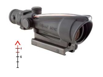 ACOG 3.5X35 .308 BAC CHVN RED