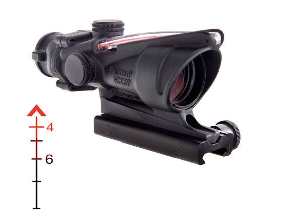 ACOG 4X32 .223 BAC CHEVRON RED